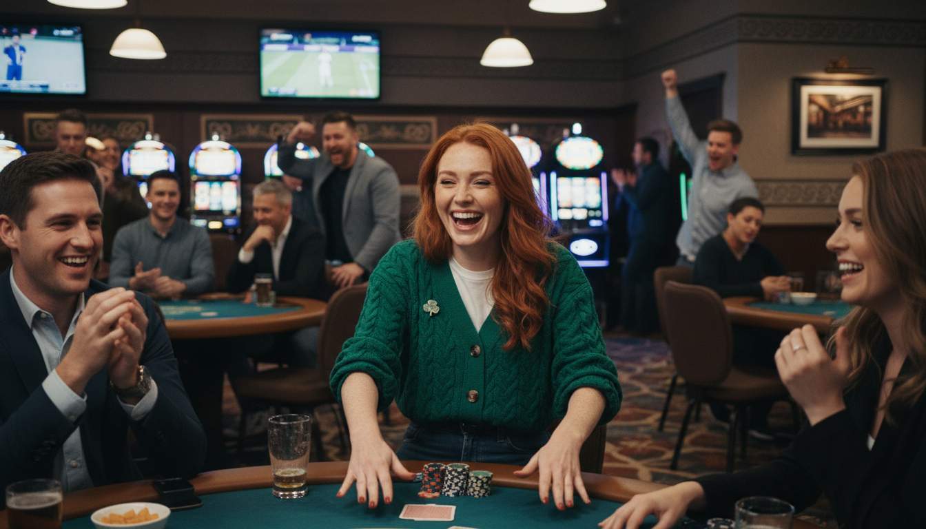 Diverse casino games on display