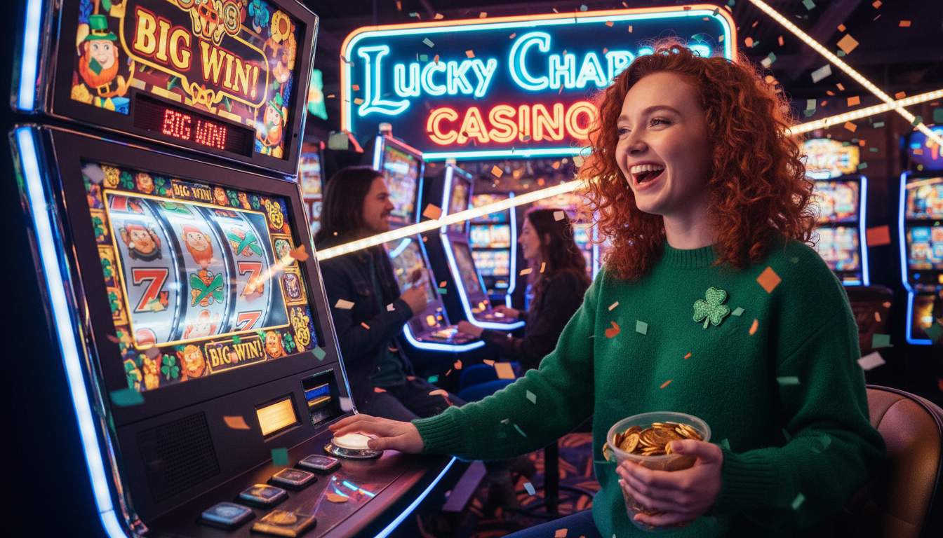 Colorful slot machines